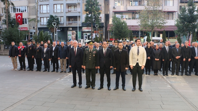 Büyük Önder Atatürk ebediyete intikalinin 87. yılında Of'ta anıldı