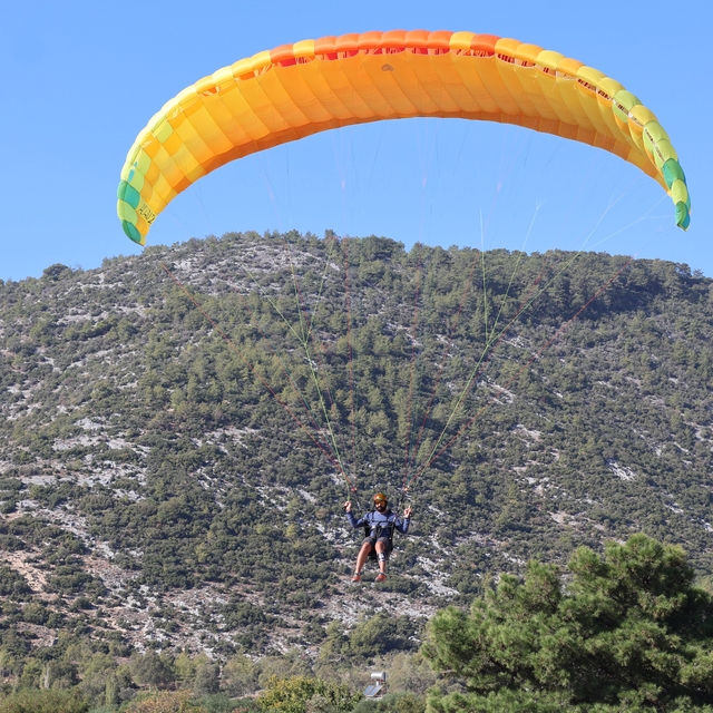 Türkiye Yamaç Paraşütü Hedef Şampiyonası Finalleri Anamur'da tamamlandı