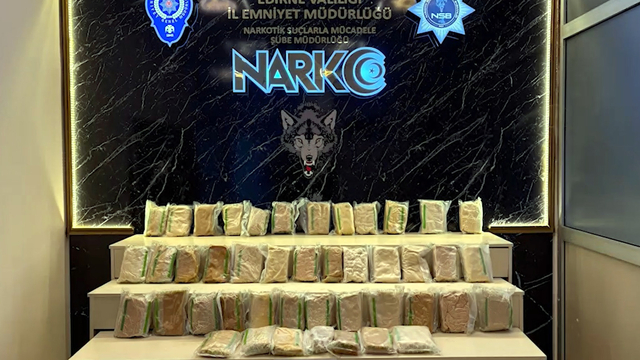 Kapıkule'de TIR'dan 66 kilo 400 gram uyuşturucu hammaddesi ele geçirildi