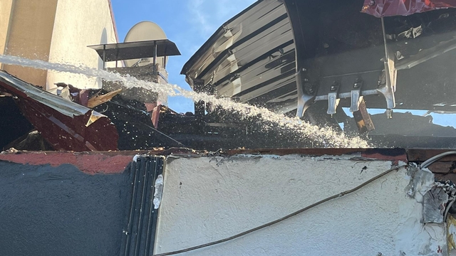 Tokat'ta çıkan yangında tek katlı ev kullanılmaz hale geldi