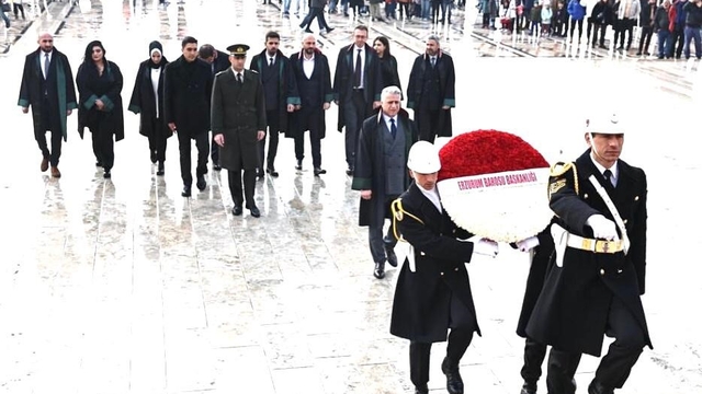 Erzurum Barosu'ndan Anıtkabir'e anlamlı ziyaret