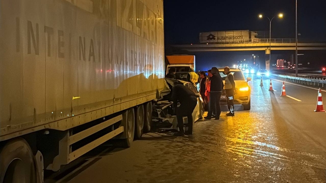 Kocaeli'deki trafik kazasında 1 kişi yaralandı