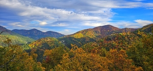 Amanos yaylalarında sonbahar manzarası