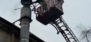 Antakya'da baca yangını