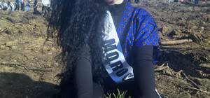 Güzellik yarışmasının Afrikalı finalistleri, Bolu'da fidan dikti