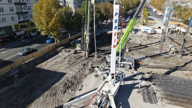 Kayseri'de "DSİ-Yeni Sanayi Katlı Kavşak Projesi"nde çalışmalar sürüyor