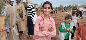 Siirt'te binlerce fidan aynı anda toprakla buluştu