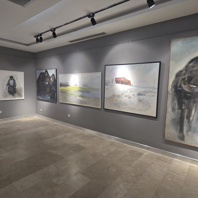 "Doğaçlama" sergisi Tekirdağ'da sanatseverlerle buluştu