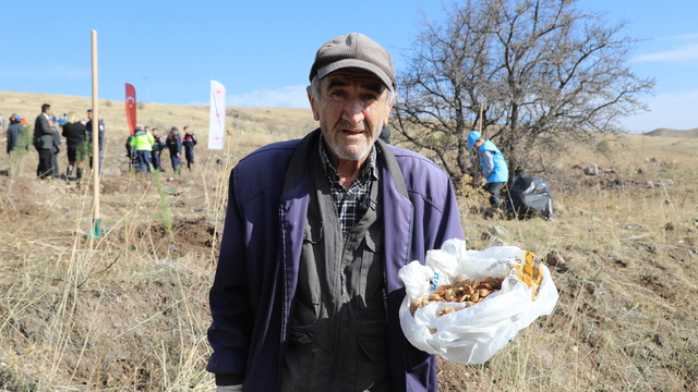 Ankara'nın ilçelerinde fidanlar toprakla buluştu