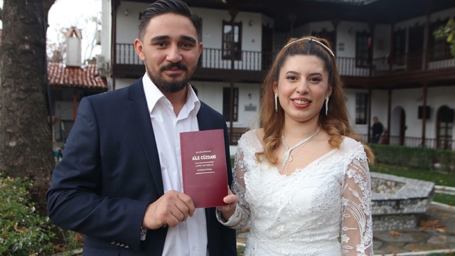 Menteşe'de çiftler evlilik için 11.11 tarihini seçti