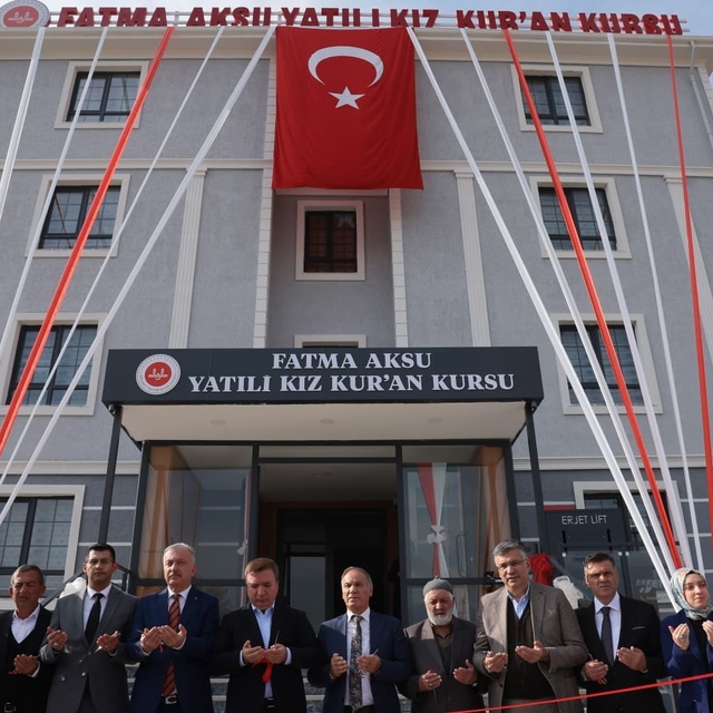 Fatma Aksu Yatılı Kız Kur'an Kursu açıldı