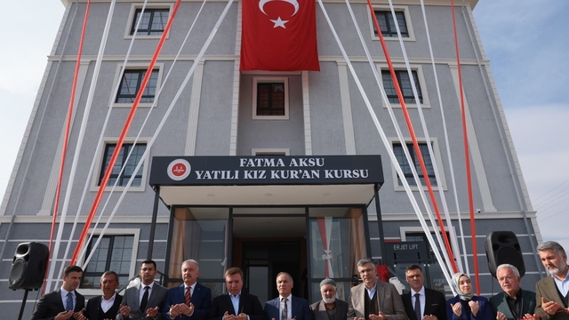 Fatma Aksu Yatılı Kız Kur'an Kursu açıldı