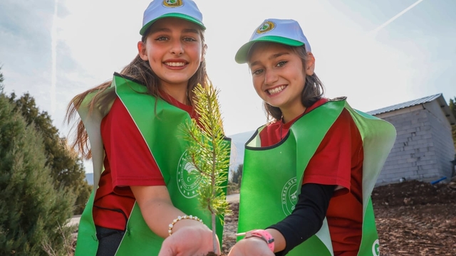 Erzincan'da 14 bin fidan toprakla buluştu