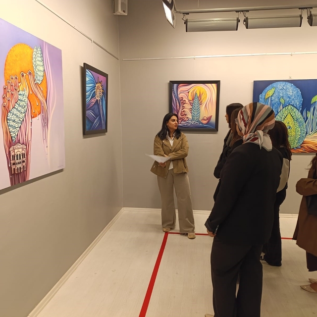 Güzel Sanatlar Fakültesi Öğrencilerinden SANKO Sanat Galerisine ziyaret