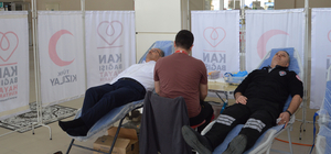 Havza'da sağlık çalışanlarından kan bağışı