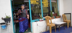 Tatil için geldiği yaylada çay ocağı açtı