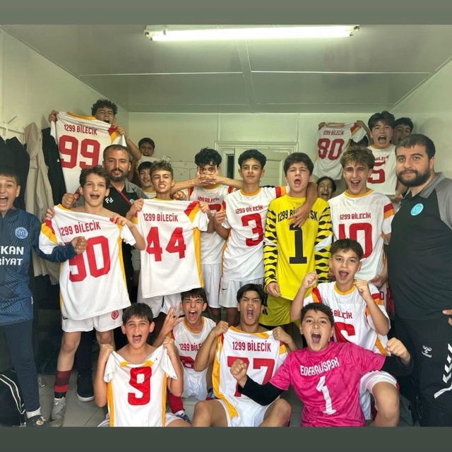 Bilecik U14 Gençler Ligi'nde derbinin kazanını 1299 Bilecik Futbol Kulübü o...