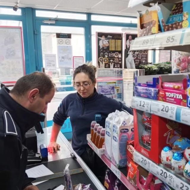 Bayırköy'de zabıta ekiplerinden sıkı denetim