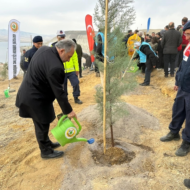 Ali Dağı'nın zirvesine 1111 fidan