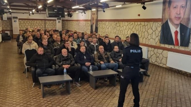 Kırklareli'nde özel güvenlik görevlilerine eğitim