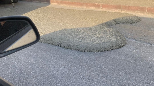 Elazığ'da yola beton döken miksere 668 bin lira ceza kesildi