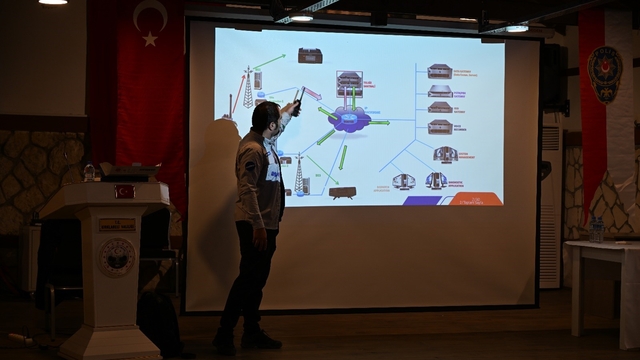 Polise ASELSAN telsiz eğitimi verildi