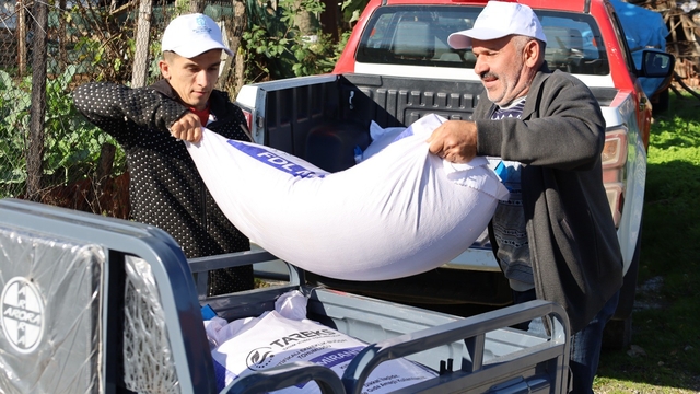 Yangın mağduru çiftçilere tarımsal destek