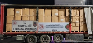 Konya'da 12 bin kilogram kaçak tütün ele geçirildi
