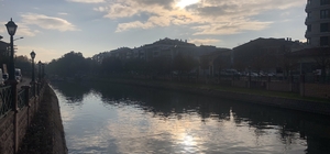 Güneş ve Porsuk Çayı'nın uyumu ortaya kartpostallık görüntüler çıkardı