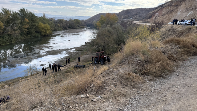 Kırıkkale'de uçuruma devrilen traktörün sürücüsü öldü