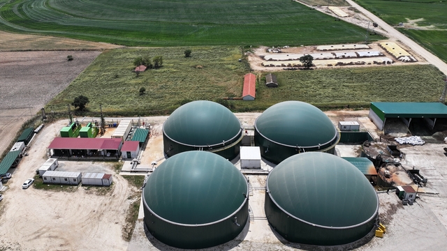 Edirne'de köye kurulan tesiste bitkisel ve hayvansal atıklar elektriğe dönüşüyor