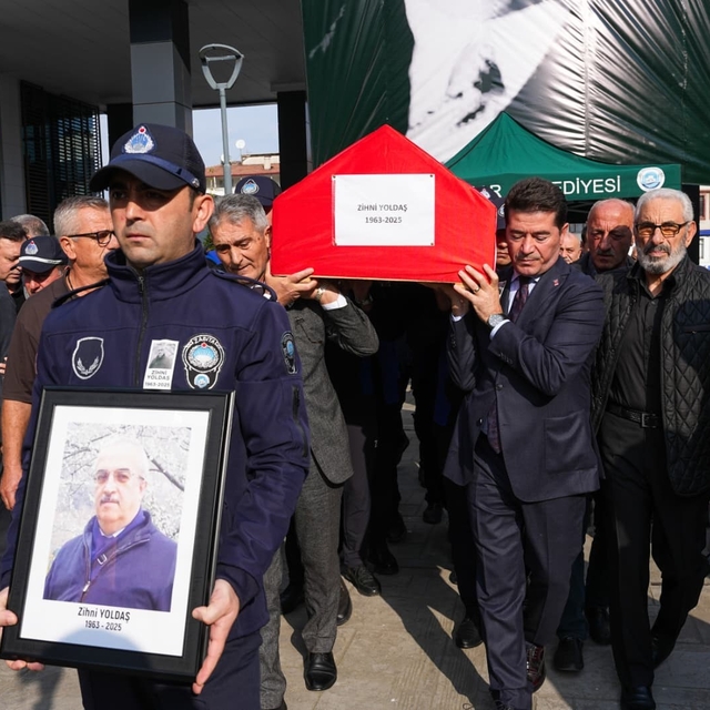 Kalp krizi sonrasında hayatını kaybeden Zabıta memuruna son görev