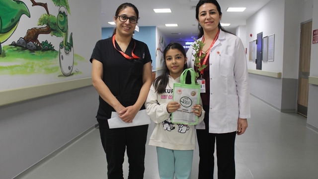 Osmaniye'de tedavi gören çocuklara "Her Çocuk Bir Fidandır" etkinliği