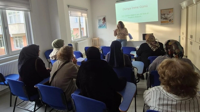 Gerze'de vatandaşlara sağlık eğitimleri