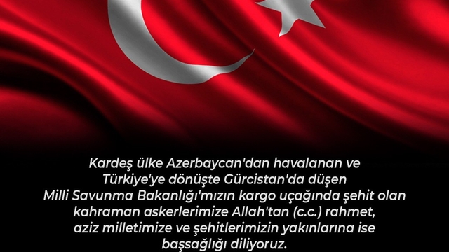 Başkan Erdoğan şehitler için taziye mesajı yayımladı