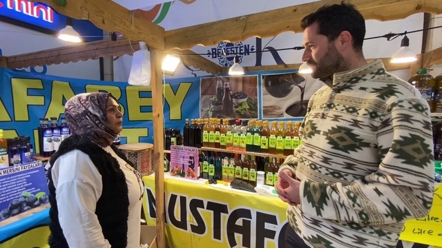 Tavşanlı'da yöresel lezzetler standı ilgi görüyor