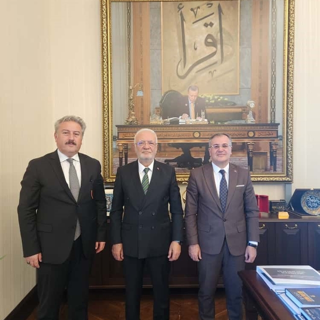 Başkan Özdoğan'dan Elitaş'a ziyaret