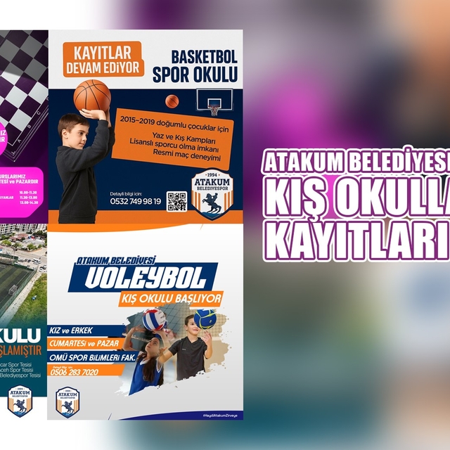Atakum Belediyespor kış sezonu kayıtları başladı
