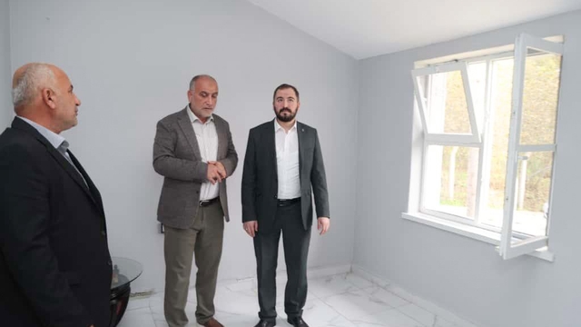 Eski okul binası mahalle konağına dönüştürüldü