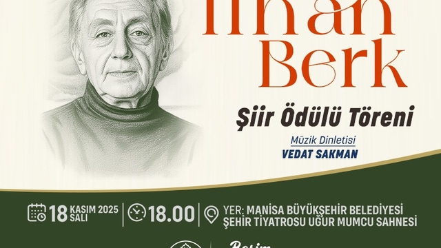 'İlhan Berk Şiir Ödülü' sahibini buldu