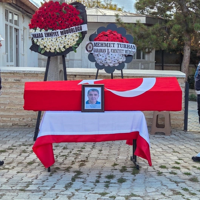 Kalbine yenik düşen polis memuru son yolculuğuna uğurlandı