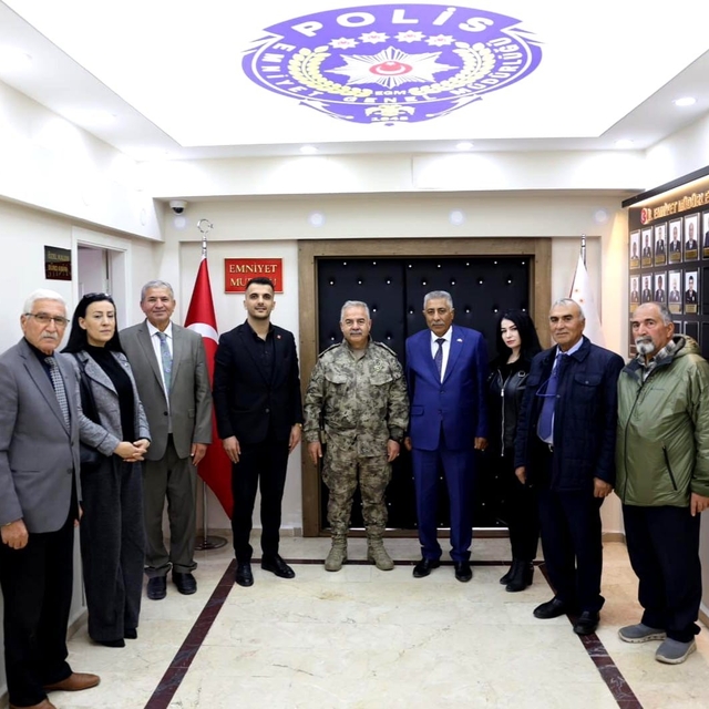 CHP Iğdır İl Başkanı Nizamettin Ada'dan Emniyet Müdürü Turgay'a ziyaret