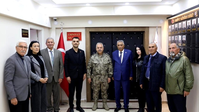 CHP Iğdır İl Başkanı Nizamettin Ada'dan Emniyet Müdürü Turgay'a ziyaret