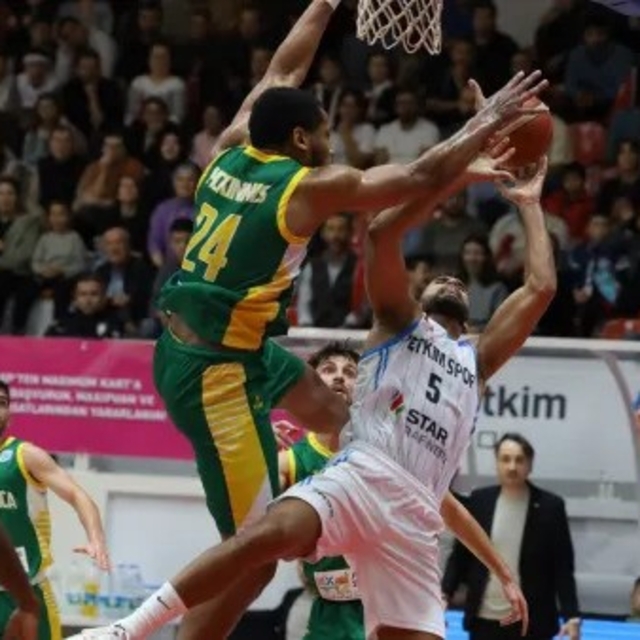 FIBA Avrupa Kupası: Aliağa Petkimspor: 101 - AEK Larnaca: 58