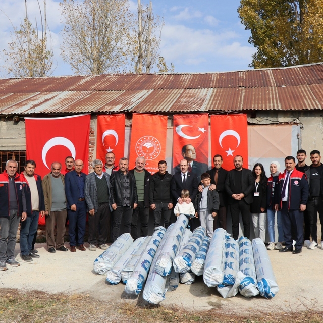 Erzurum'da seralar hibe desteğiyle yenilendi