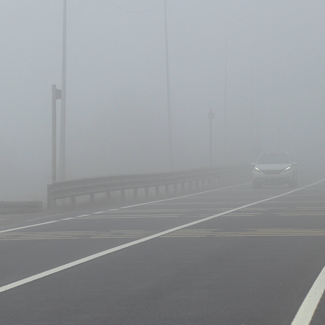 Bolu Dağı'nda sis etkili oldu