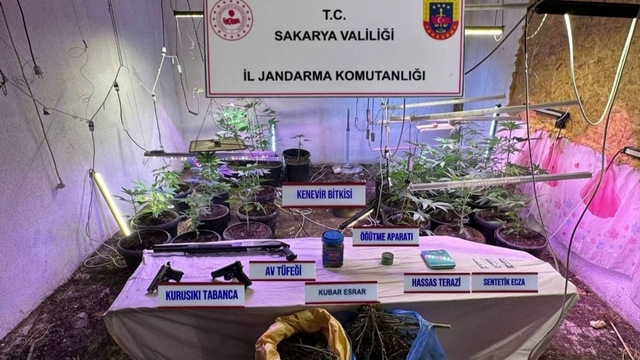İklimlendirme sistemi ile kapalı ortamda kenevir yetiştiren şahıs tutuklandı
Sakarya'da jandarmadan uyuşturucu operasyonu: 2 tutuklama