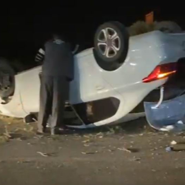 Ereğli'de otomobil takla attı: 3 yaralı