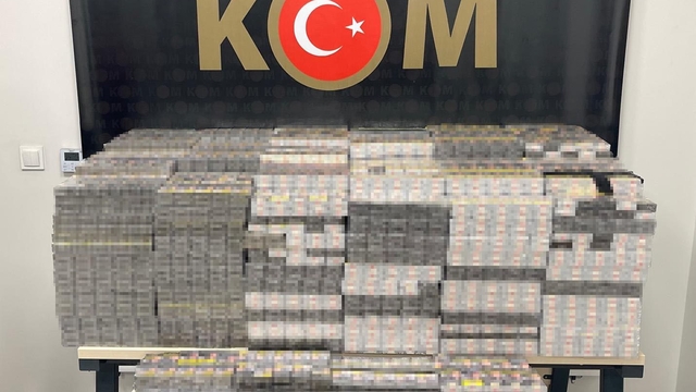 Mardin'de 7 bin 900 paket kaçak sigara ele geçirildi