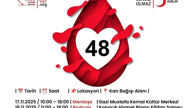 Muğla Büyükşehir Belediyesi'nden Kızılay'a kan bağışı desteği